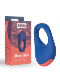 Синее эрекционное кольцо RRRING Dinner Date Cock Ring - FeelzToys - в Кирове купить с доставкой