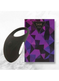 Черное эрекционное виброкольцо Thor Cockring - FeelzToys - в Кирове купить с доставкой