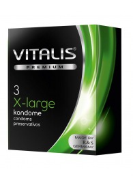 Презервативы увеличенного размера VITALIS PREMIUM x-large - 3 шт. - Vitalis - купить с доставкой в Кирове