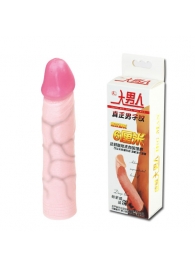 Удлиняющая насадка на пенис Deep Love - 21,5 см. - Baile - в Кирове купить с доставкой