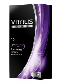 Презервативы с утолщённой стенкой VITALIS PREMIUM strong - 12 шт. - Vitalis - купить с доставкой в Кирове