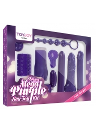 Эротический набор Toy Joy Mega Purple - Toy Joy - купить с доставкой в Кирове