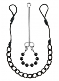 Интимные украшения с бусинами NIPPLE   CLIT JEWELRY - Pipedream - купить с доставкой в Кирове