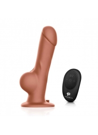 Реалистичный страпон с радиоуправлением Remote Control Realistic - 21 см. - Pegasus - купить с доставкой в Кирове