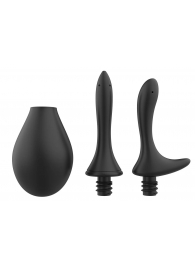 Черный анальный душ Nexus Anal Douche Set с 2 сменными насадками - Nexus Range - купить с доставкой в Кирове
