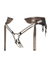 Бронзовый пояс для насадок Desirous Harness - Strap-on-me - купить с доставкой в Кирове