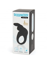 Черное эрекционное виброкольцо Happy Rabbit Rechargeable Rabbit Cock Ring - Happy Rabbit - в Кирове купить с доставкой