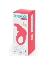 Розовое эрекционное виброкольцо Happy Rabbit Rechargeable Rabbit Cock Ring - Happy Rabbit - в Кирове купить с доставкой