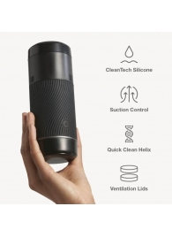 Черный мастурбатор с контролем всасывания Arcwave Pow Stroker - Arcwave - в Кирове купить с доставкой