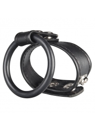 Двойное кольцо выносливости на пенис DUAL STAMINA RING - BlueLine - в Кирове купить с доставкой