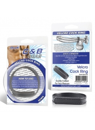 Кольцо на пенис из искусственной кожи на липучке VELCRO COCK RING - 5 см. - BlueLine - в Кирове купить с доставкой
