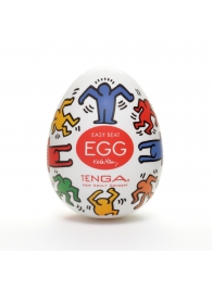 Мастурбатор-яйцо Keith Haring EGG DANCE - Tenga - в Кирове купить с доставкой
