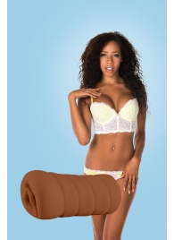 Коричневый мастурбатор-вагина BRIANNA - Dream Toys - в Кирове купить с доставкой