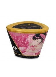 Массажная свеча Rose Petals с ароматом розы - 170 мл. - Shunga - купить с доставкой в Кирове