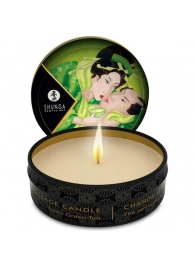 Массажная свеча Exotic Green Tea с ароматом зелёного чая - 30 мл. - Shunga - купить с доставкой в Кирове