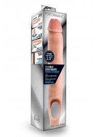 Телесная насадка на пенис 11.5 Inch Cock Sheath Penis Extender - 29,2 см. - Blush Novelties - в Кирове купить с доставкой