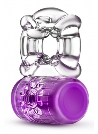 Фиолетовое эрекционное виброкольцо Pleaser Rechargeable C-Ring - Blush Novelties - в Кирове купить с доставкой