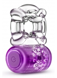 Фиолетовое эрекционное виброкольцо One Night Stand Vibrating C-Ring - Blush Novelties - в Кирове купить с доставкой