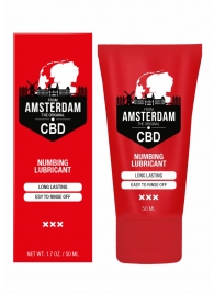 Пролонгирующий лубрикант Numbing CBD from Amsterdam - 50 мл. - Shots Media BV - купить с доставкой в Кирове