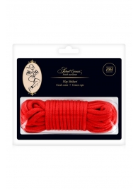 Красная веревка для фиксации - 10 м. - Sweet Caress - купить с доставкой в Кирове