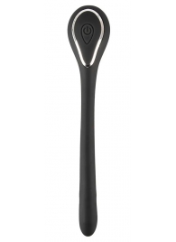 Черный гибкий уретральный стимулятор с вибрацией Vibrating Bendable Dilator - 13,5 см. - Orion - купить с доставкой в Кирове