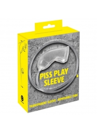Прозрачная насадка на пенис Piss Play Sleeve для игр с мочеиспусканием - Orion - купить с доставкой в Кирове
