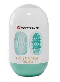 Бирюзовый мастурбатор-яйцо Twist Angel - Baile - в Кирове купить с доставкой