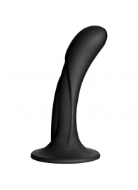 Черная изогнутая насадка Vac-U-Lock G-Spot - 16,5 см. - Doc Johnson - купить с доставкой в Кирове