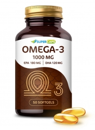 Пищевая добавка SuperCaps OMEGA-3 - 50 капсул (1000 мг) - SuperCaps - купить с доставкой в Кирове