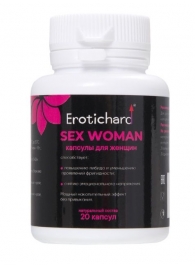Капсулы для женщин Erotichard sex woman - 20 капсул (0,370 гр.) - Erotic Hard - купить с доставкой в Кирове