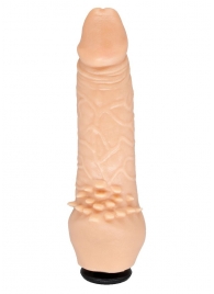 Телесная насадка-фаллос с шипами для массажа клитора - 17,8 см. - LOVETOY (А-Полимер) - купить с доставкой в Кирове