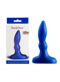 Синий анальный стимулятор Beginners p-spot massager - 11 см. - Lola Games - в Кирове купить с доставкой
