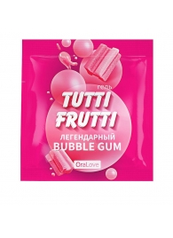 Пробник гель-смазки Tutti-frutti со вкусом бабл-гам - 4 гр. - Биоритм - купить с доставкой в Кирове