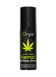 Возбуждающий интимный гель для пар ORGIE Hemp Intense Orgasm - 15 мл. - ORGIE - купить с доставкой в Кирове