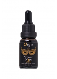 Возбуждающий гель для клитора ORGIE Orgasm Drops Vibe - 15 мл. - ORGIE - купить с доставкой в Кирове
