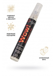 Оральный спрей ORGIE Wow! Strawberry Ice Blowjob Spray с охлаждающим и возбуждающим эффектом - 10 мл. - ORGIE - купить с доставкой в Кирове