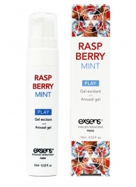 Возбуждающий гель Raspberry Mint с ароматом малины и мяты - 15 мл. - Exsens - купить с доставкой в Кирове