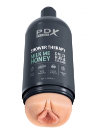 Телесный мастурбатор-вагина Shower Therapy Milk Me Honey - Pipedream - в Кирове купить с доставкой