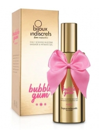 Гель с ароматом жвачки Bubblegum 2-in-1 Scented Silicone Massage And Intimate Gel - 100 мл. - Bijoux Indiscrets - купить с доставкой в Кирове
