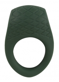 Зеленое эрекционное виброкольцо Luxurious Vibro Cock Ring - Orion - в Кирове купить с доставкой