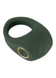 Зеленое эрекционное виброкольцо Luxurious Vibro Cock Ring - Orion - в Кирове купить с доставкой