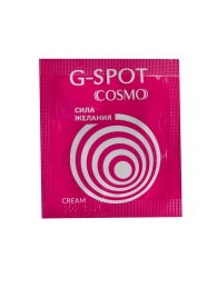 Стимулирующий интимный крем для женщин Cosmo G-spot - 2 гр. - Биоритм - купить с доставкой в Кирове
