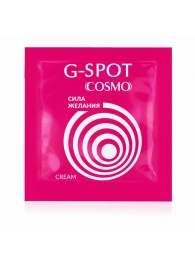 Стимулирующий интимный крем для женщин Cosmo G-spot - 2 гр. - Биоритм - купить с доставкой в Кирове