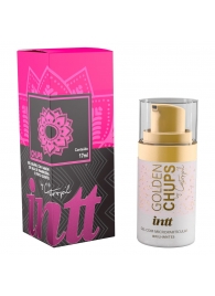 Возбуждающий гель Golden Chups с малиновым ароматом - 17 мл. - INTT - купить с доставкой в Кирове