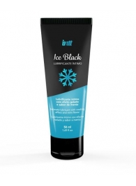 Лубрикант на водной основе Ice Black с ледяным эффектом - 50 мл. - INTT - купить с доставкой в Кирове