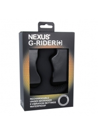 Черный вибромассажер простаты Nexus G-Rider+ - 12,6 см. - Nexus Range - в Кирове купить с доставкой