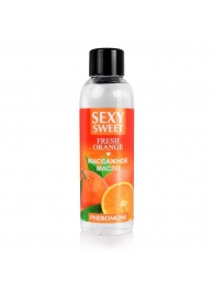 Массажное масло Sexy Sweet Fresh Orange с ароматом апельсина и феромонами - 75 мл. - Биоритм - купить с доставкой в Кирове