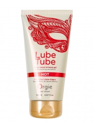 Интимный гель на водной основе Lube Tube Hot с разогревающим эффектом - 150 мл. - ORGIE - купить с доставкой в Кирове