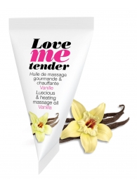 Съедобное согревающее массажное масло Love Me Tender Vanilla с ароматом ванили - 10 мл. - Love to Love - купить с доставкой в Кирове