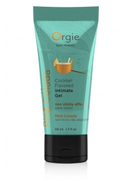 Съедобный интимный гель Orgie Lube Tube Cocktail Pina Colada - 50 мл. - ORGIE - купить с доставкой в Кирове